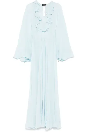 Twin-Set Maxikleid mit Rüschendetail