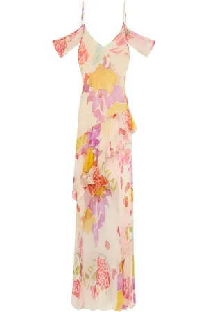 Donde Esteban Maxikleid mit Blumen-Print