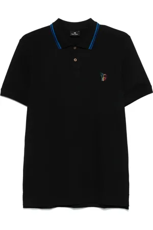 Paul Smith Broad Stripe Poloshirt mit Zebra-Stickerei