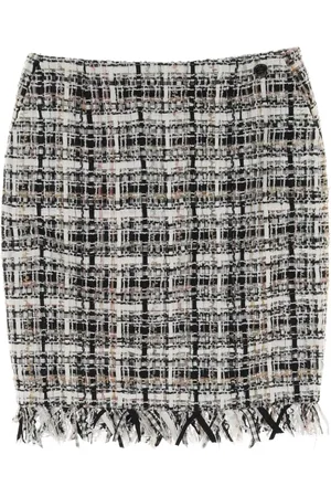 CHANEL 1986-1988 Minirock aus Tweed
