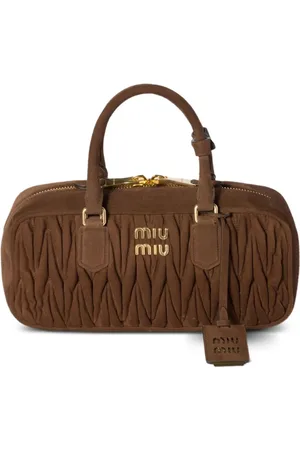 Miu Miu Arcadie Bowlingtasche mit Puffärmeln