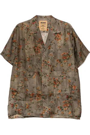 UMA WANG Hemd mit Blumen-Print