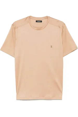Stefano Ricci T-Shirt mit Logo-Schild