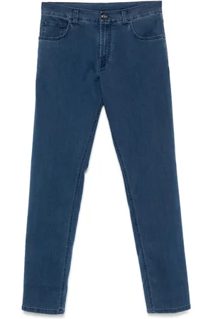 Stefano Ricci Klassische Tapered-Jeans