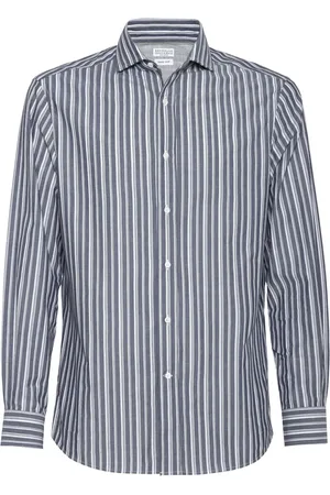 Brunello Cucinelli Gestreiftes Hemd