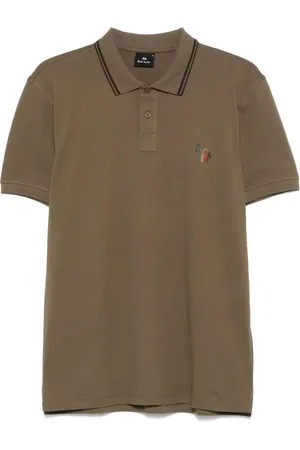 Paul Smith Broad Stripe Poloshirt mit Zebra-Stickerei