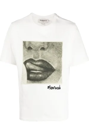 Fiorucci T-Shirt aus Bio-Baumwolle mit Print