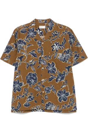 Universal Works Hemd mit Blumen-Print