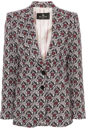 Etro Sakko mit Jacquardmuster