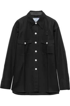 Prada Gabardine-Mantel aus Wolle