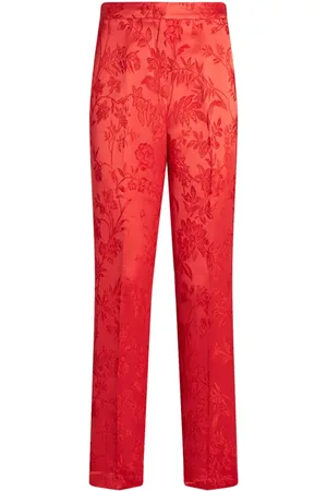 Etro Hose mit botanischem Jacquard
