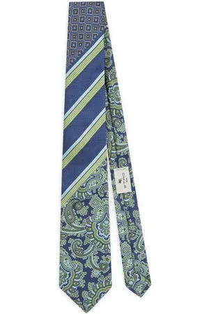 Etro Krawatte mit Patchwork-Print