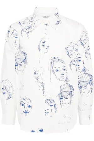KIDSUPER STUDIOS Doodle Faces Hemd