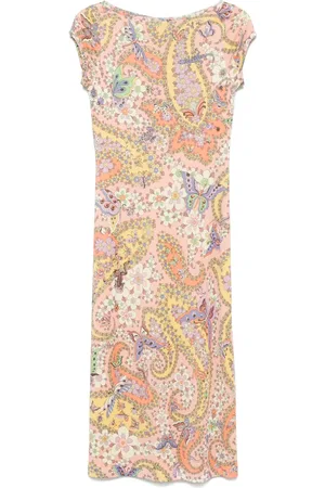 Etro Midikleid mit Blumen-Print