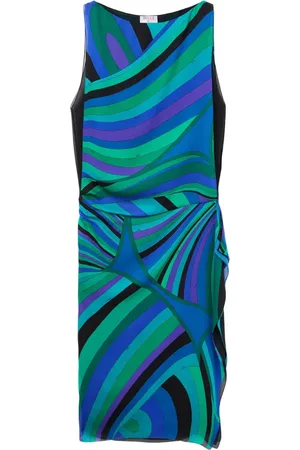 Puccini Midikleid mit Wirbelmuster