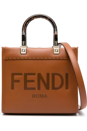 Fendi Shopper mit Logo-Prägung