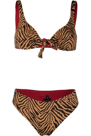 FISICO Bikini mit Tiger-Print