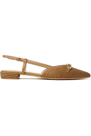 Twin-Set Gewebte Slingback-Ballerinas