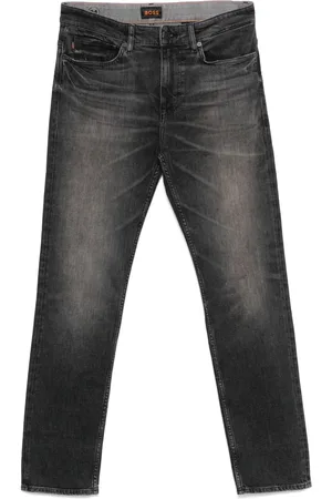 HUGO BOSS Slim-Fit-Jeans mit Logo-Patch