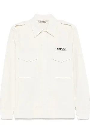 Aspesi Utility-Hemd aus Canvas