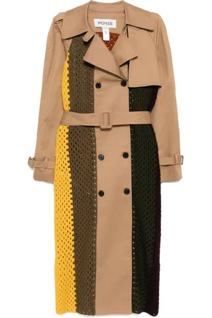 MONSE Gehäkelter Trenchcoat