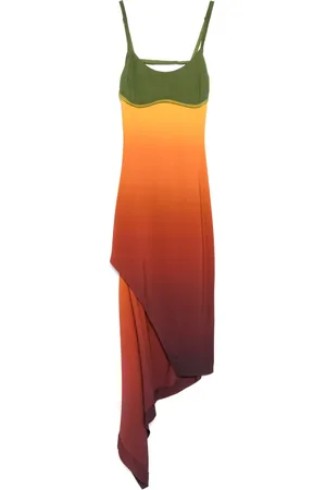 MONSE Rückenfreies Ombré-Jerseykleid mit Cut-Out