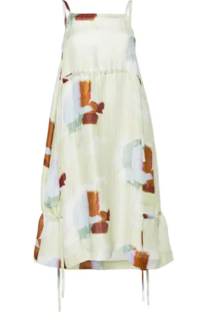 HENRIK VIBSKOV Pick Up Midikleid mit abstraktem Print