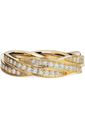 David Yurman 18kt DY Helios Gelbgoldring (6mm)