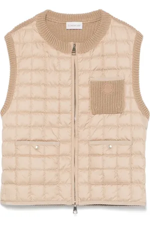 Moncler Weste mit Trikot-Einsatz