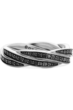 David Yurman DY Helios Sterlingsilber-Ring mit Diamanten (6mm)
