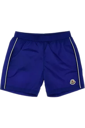 Moncler Badeshorts mit Logo-Patch