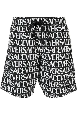 VERSACE Badeshorts mit Logo-Print