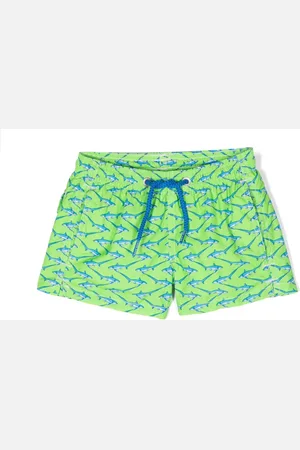MC2 SAINT BARTH Badeshorts mit Hai-Print