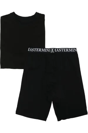 MASTERMIND Set aus T-Shirt und Boxershorts mit Logo-Patch