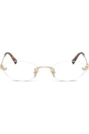 Miu Miu Brille mit ovalem Gestell
