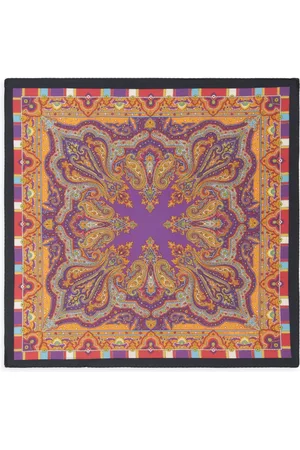 Etro Einstecktuch aus Seide mit Print