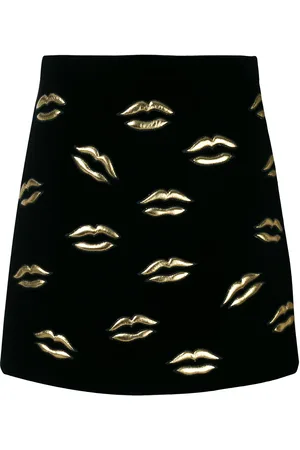 Givenchy Minirock mit Lippen-Patches