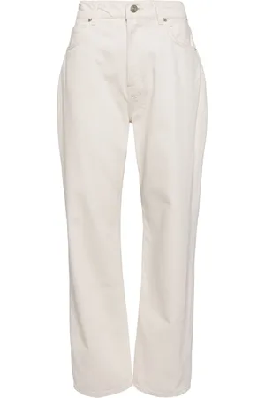 Reformation Abby Straight-Leg-Jeans mit hohem Bund