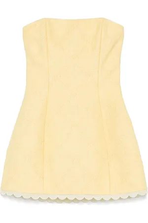 Elisabetta Franchi Minikleid aus Raffiabast
