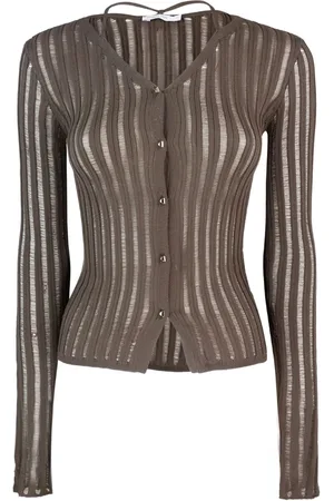 Patrizia Pepe Gerippter Cardigan mit Knöpfen