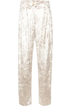GENNY Schillernde Hose aus Samt