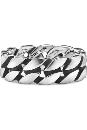 David Yurman Curb Chain Ring aus Sterlingsilber 8mm