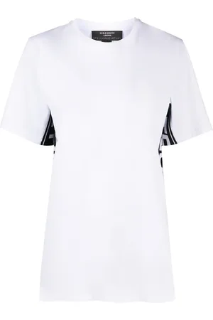 Stella McCartney T-Shirt mit Logo-Streifen