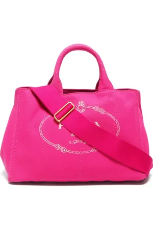 Prada 2010-2020s Canapa Tote Bag mit Logo