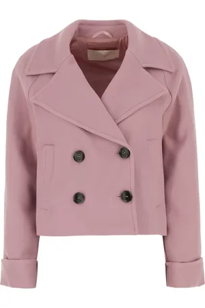 I BLUES Doppelreihige Palos Cropped-Jacke