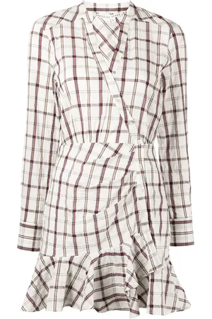 VERONICA BEARD Kariertes Sherry Kleid