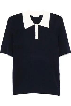 Sandro Zweifarbiges Poloshirt