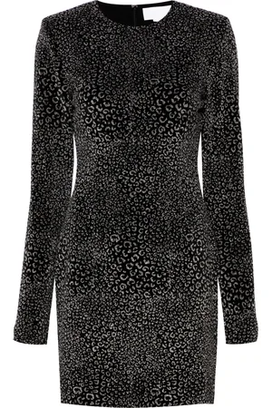 GENNY Animalier Minikleid aus Samt