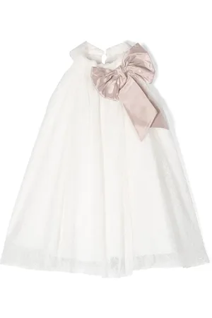 LA STUPENDERIA Spitzenkleid mit Schleife