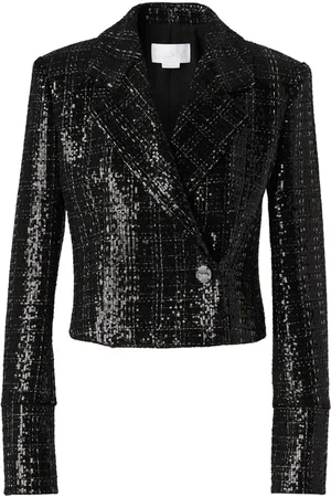 GENNY Cropped-Jacke mit Pailletten